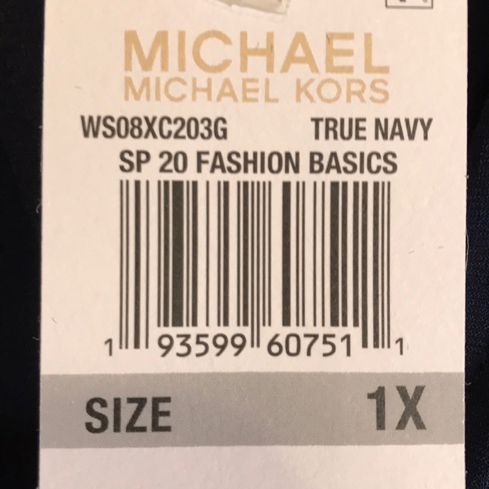 ❤️ SALE!! NWT! Michael Kors True Blue Maxi dress - Picture 5 of 5